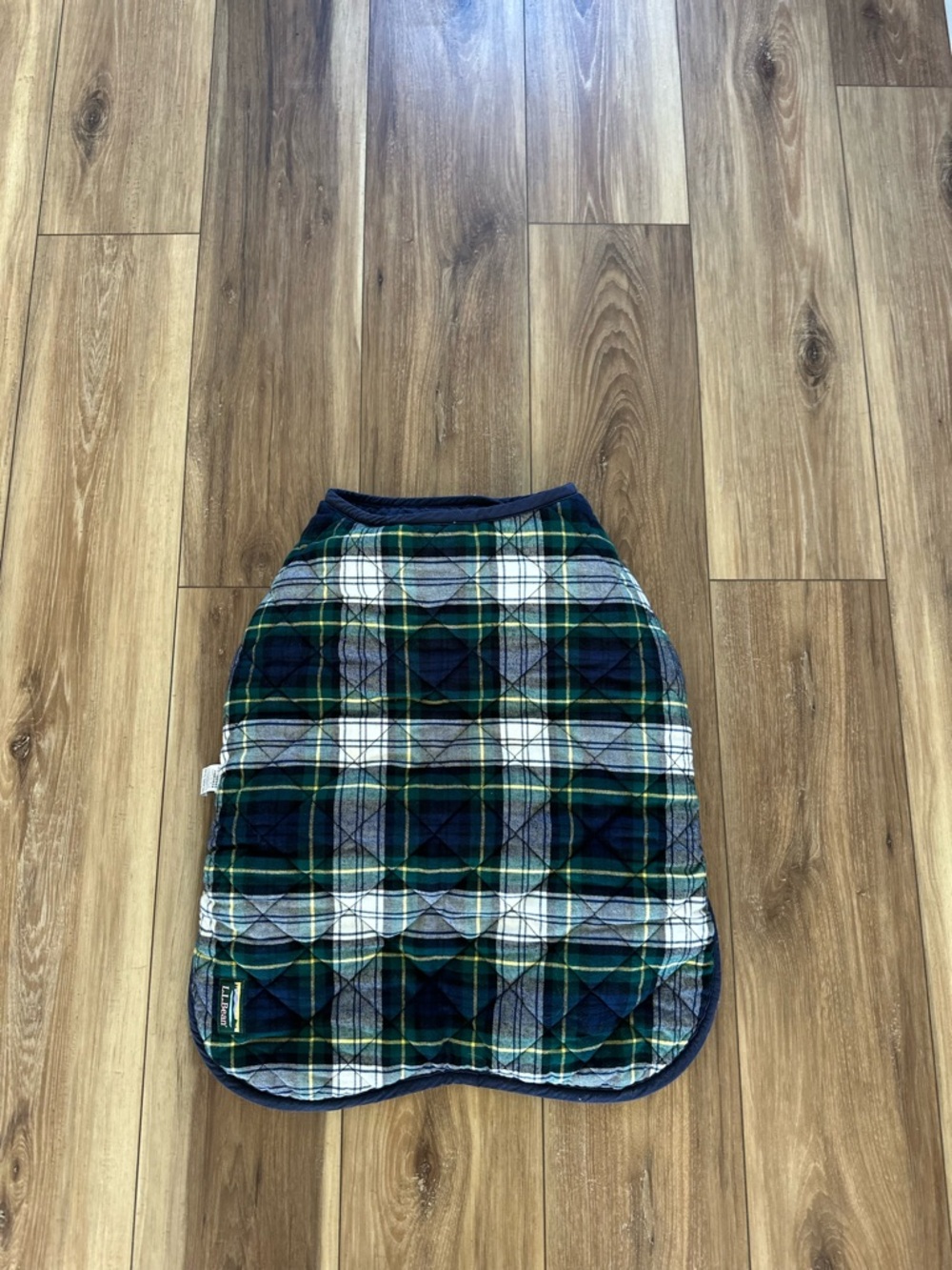 L.L. Bean quilted Plaid Dog Coat size XL - Picture 3 of 6